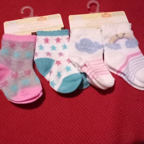 Angle of mine girl socks size 6-12months. - Picture 3 of 5